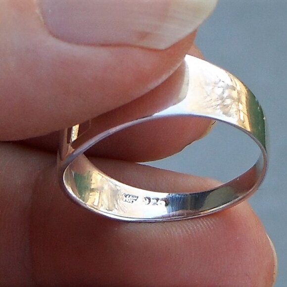 Sterling Silver Cross Ring Size 9  - Christian Cross Ring - Unisex Ring - Picture 7 of 8